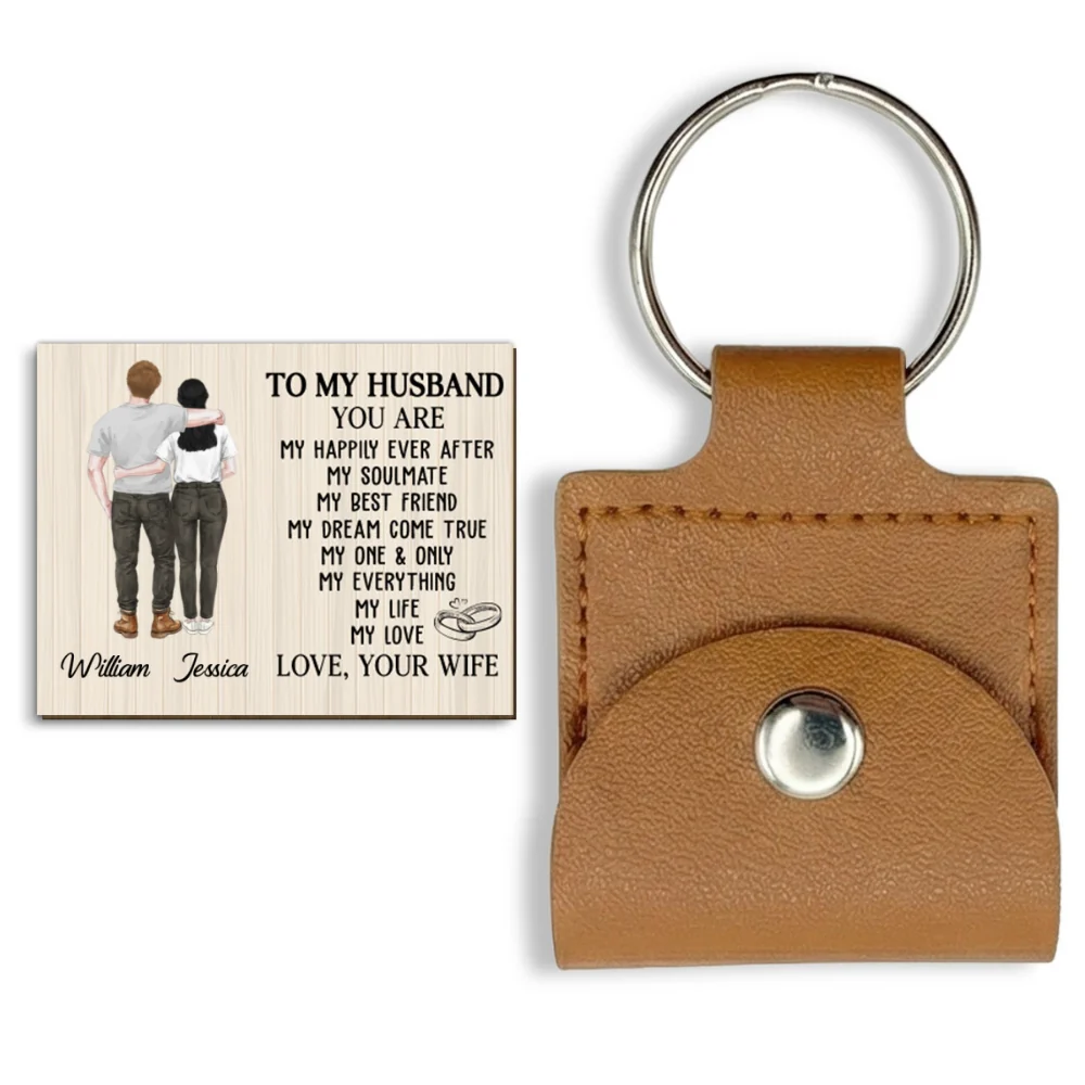 My Life My Love - Personalized Custom Wooden Pocket Hug - Image 6