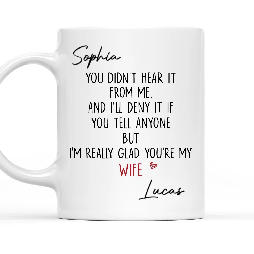 My Love For You - Personalized Custom Coffee Mug - Image 7