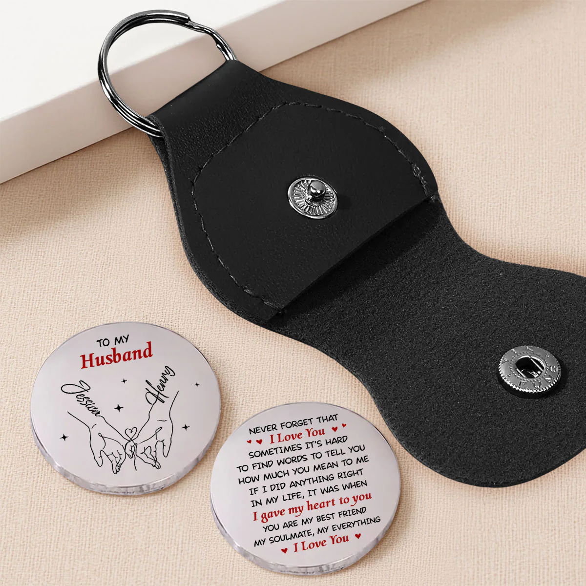 My Love For You - Personalized Custom Pocket Hug - Image 2