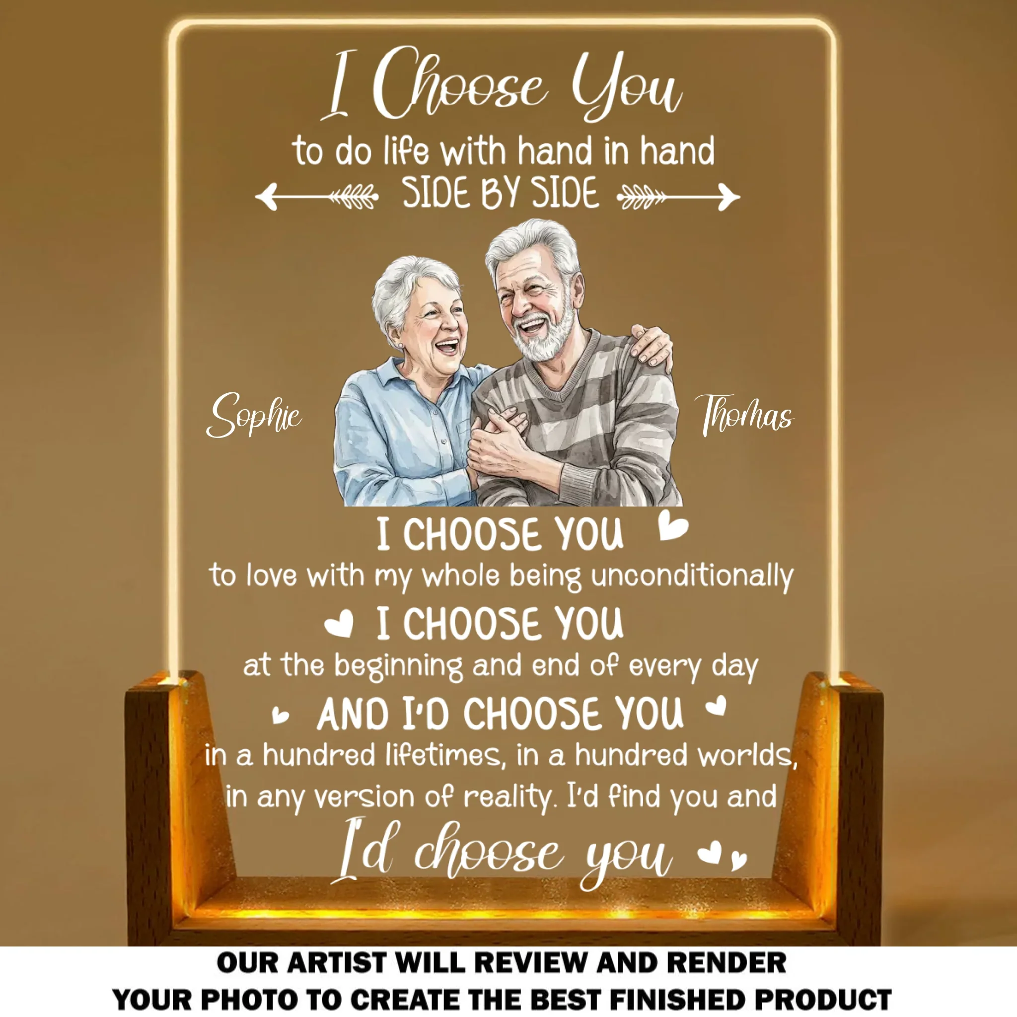 My Love My Choice - Personalized Custom Night Light - Image 10