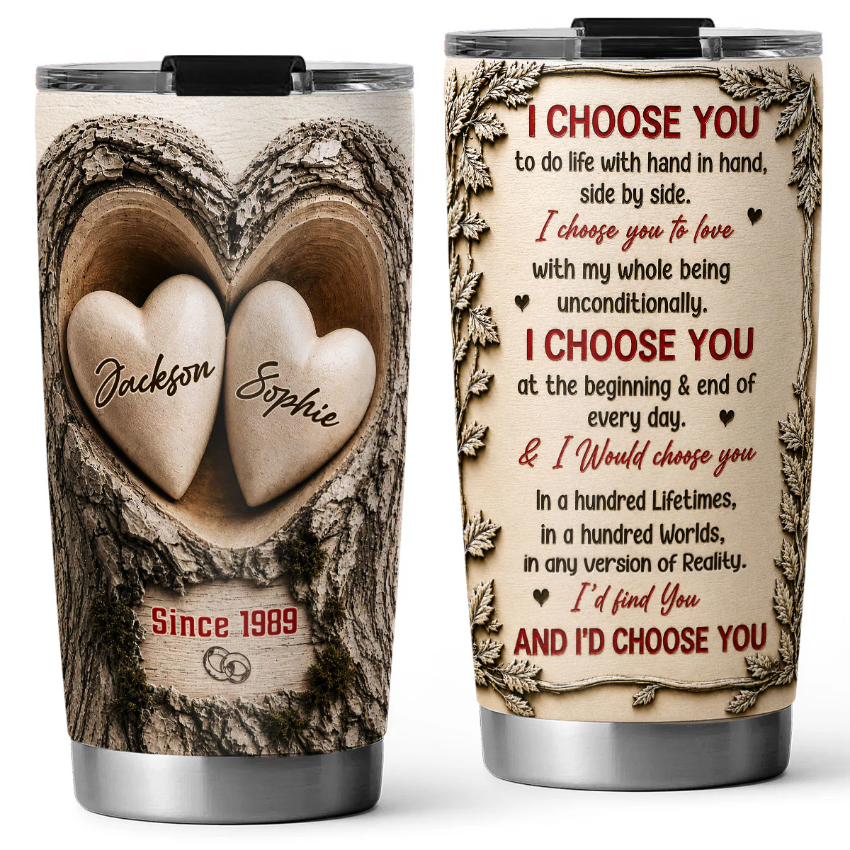 My Lover - Personalized Custom 3D Effect Tumbler