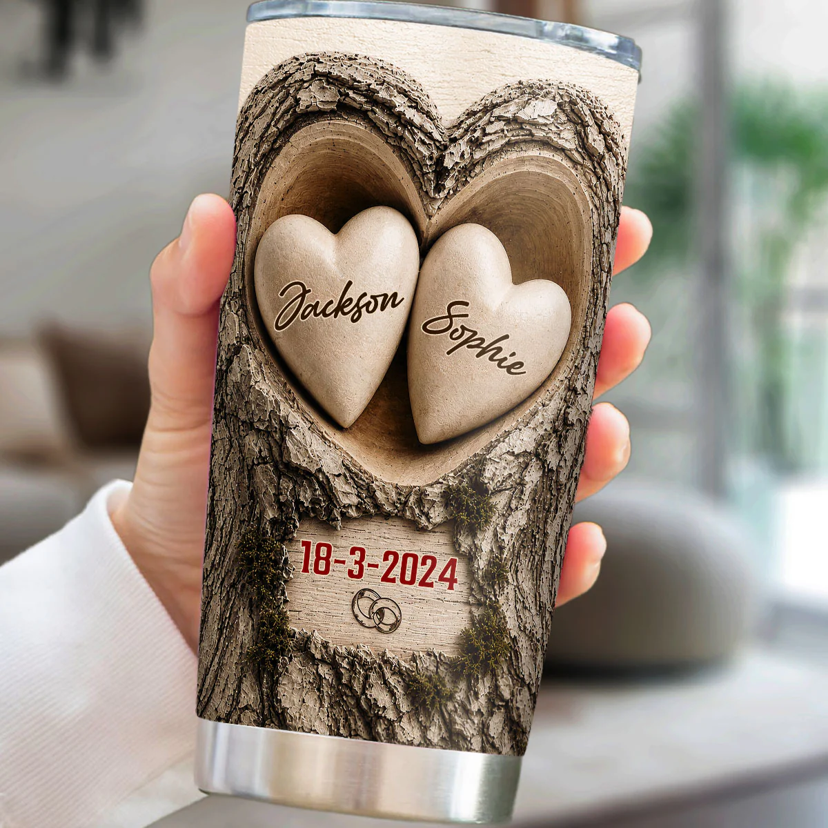 My Lover - Personalized Custom 3D Effect Tumbler - Image 3