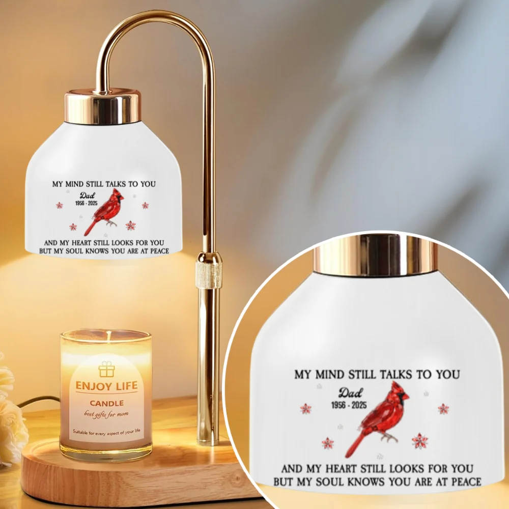 My Mind Misses You - Personalized Custom Candle Warmer Lamp - Image 6