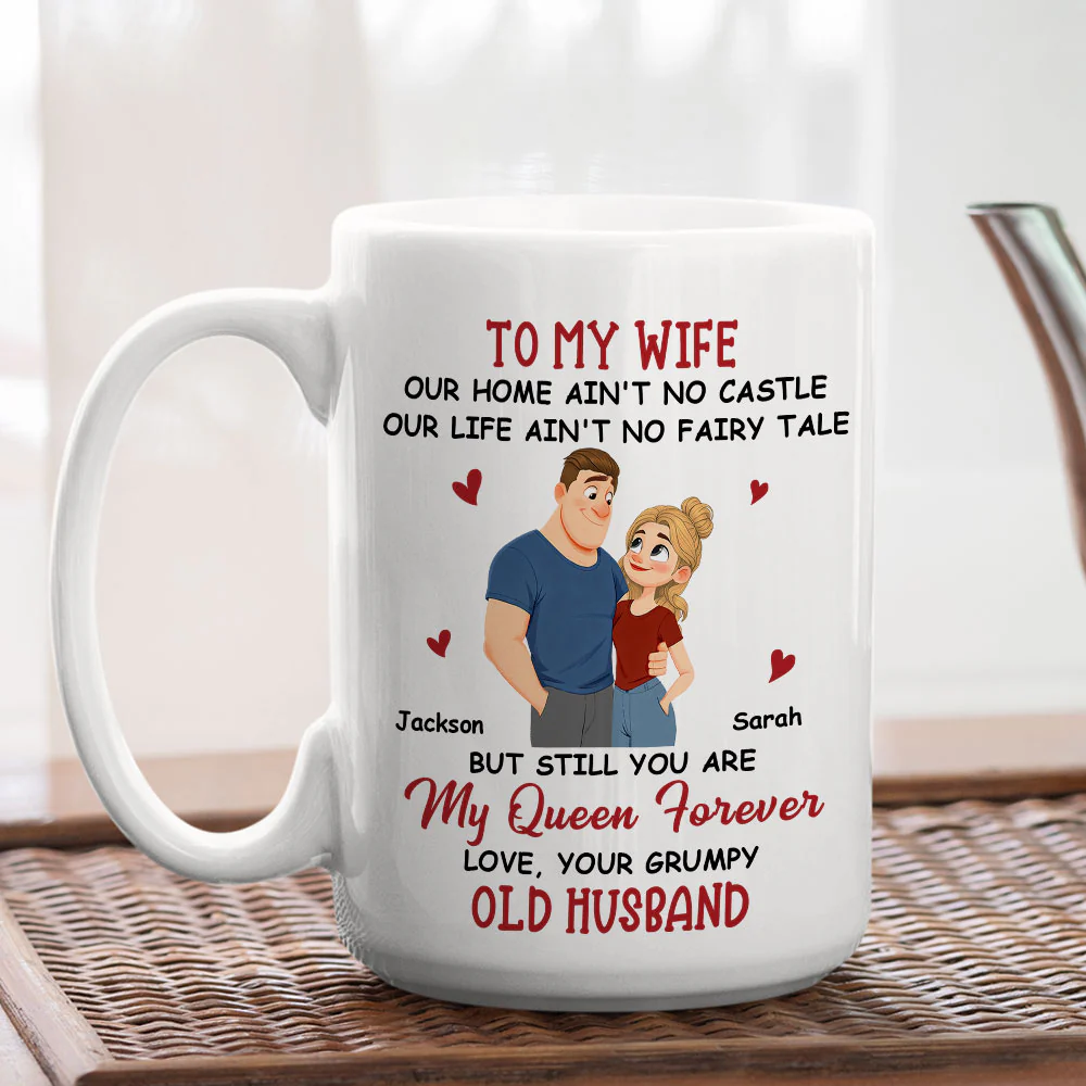 My Only Queen - Personalized Custom Coffee Mug - Image 5
