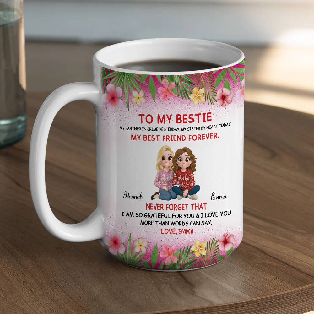 My Partner In Crime Yesterday - Personalized Custom Coffee Mug - Image 6