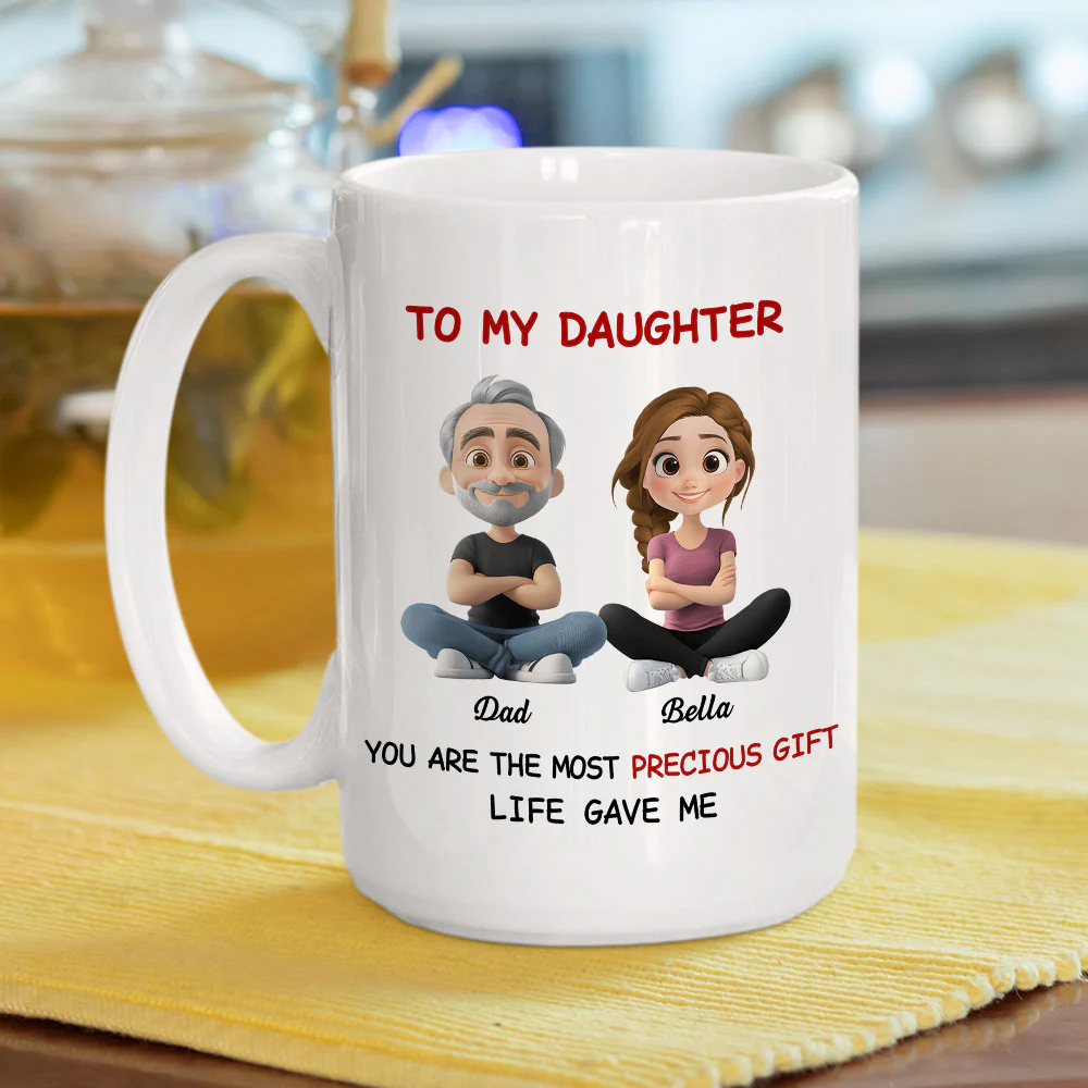 My Precious Gift - Personalized Custom Coffee Mug - Image 4