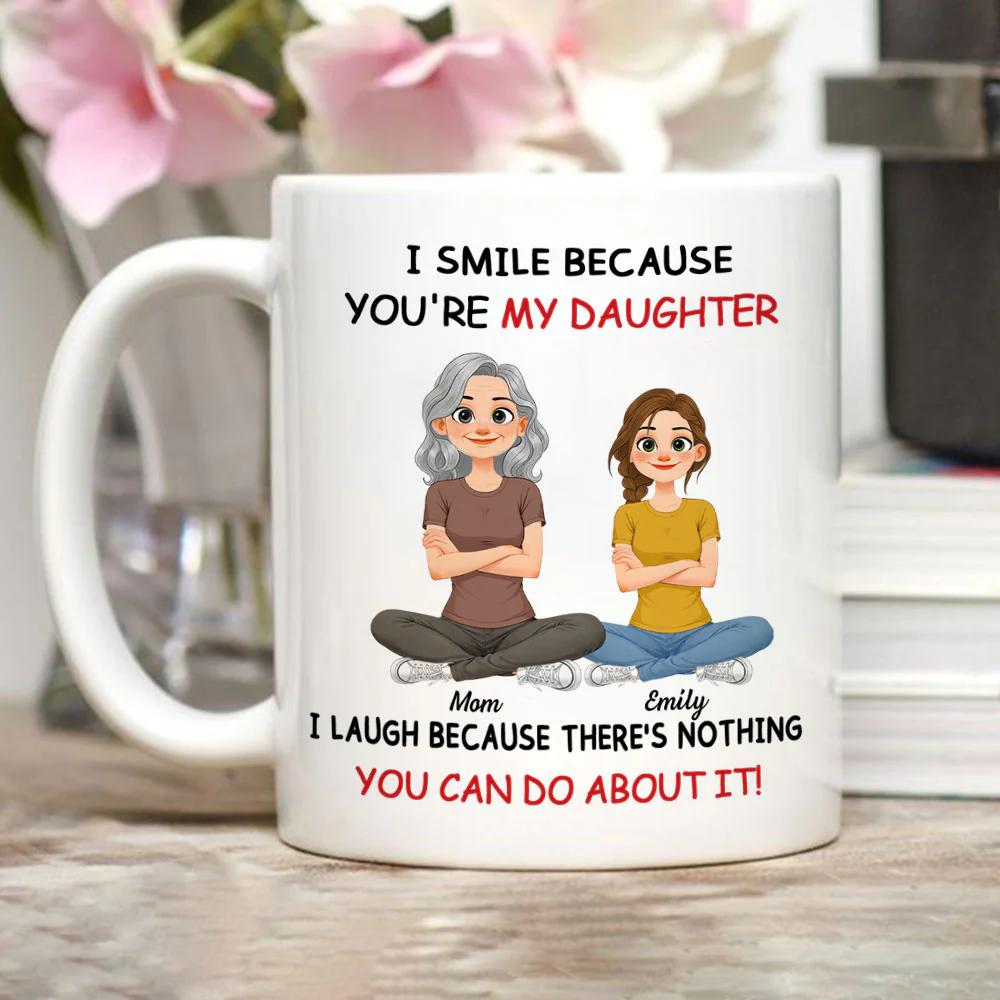 My Precious Girl - Personalized Custom Coffee Mug - Image 5