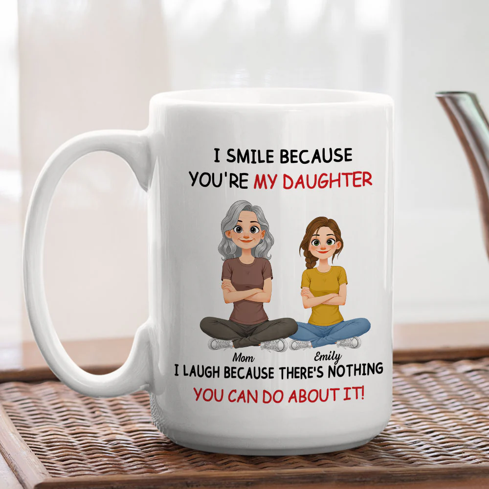 My Precious Girl - Personalized Custom Coffee Mug - Image 6