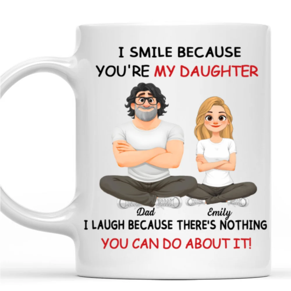 My Precious Girl - Personalized Custom Coffee Mug - Image 8