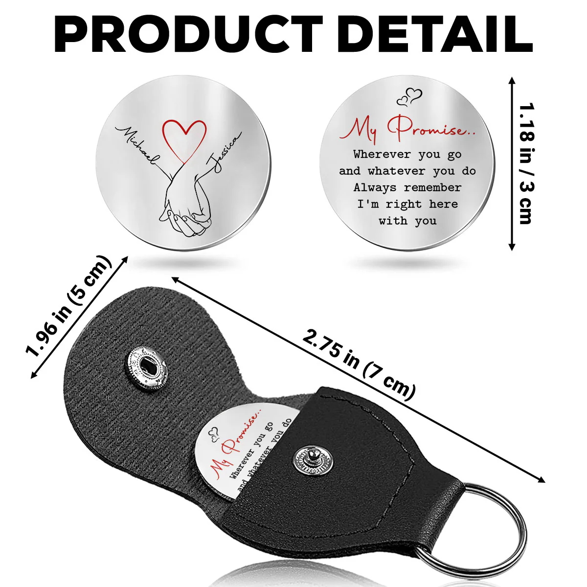 My Promise - Personalized Custom Pocket Hug - Image 5