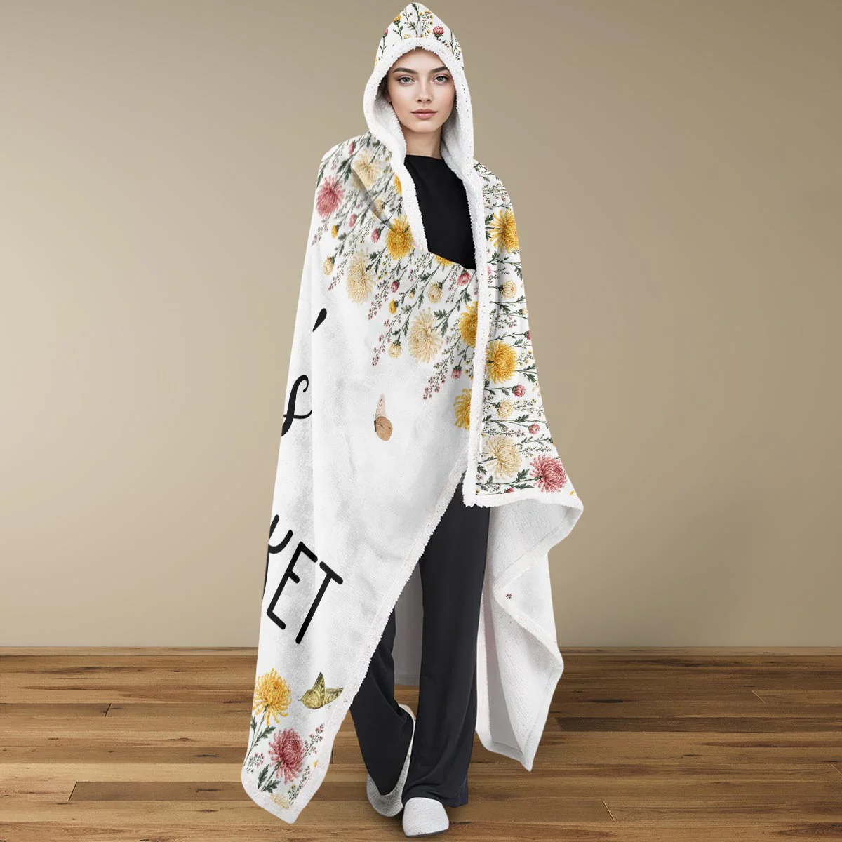 My Reading Blanket - Personalized Custom Hooded Blanket - Image 2