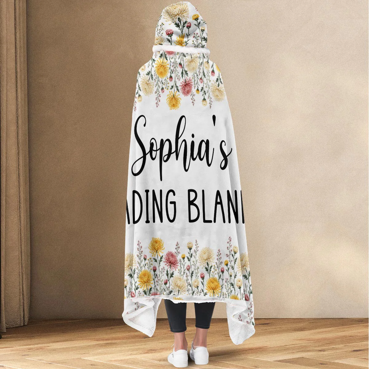 My Reading Blanket - Personalized Custom Hooded Blanket - Image 3