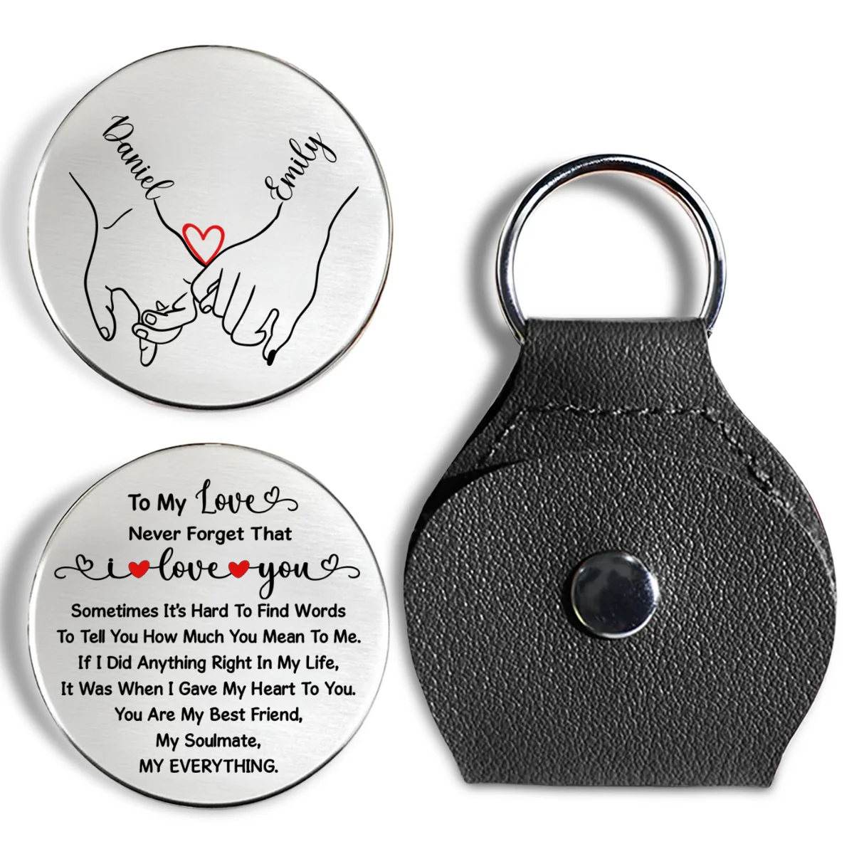 My Soul Chose You Always - Personalized Custom Pocket Hug - Image 7