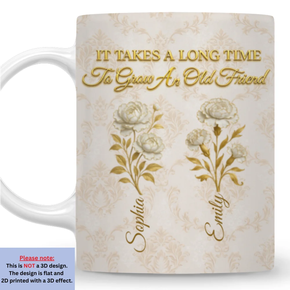 My Vintage Friend - Personalized Custom Coffee Mug - Image 8