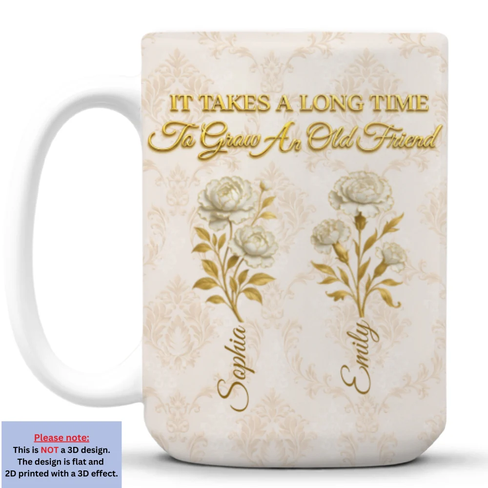 My Vintage Friend - Personalized Custom Coffee Mug - Image 9
