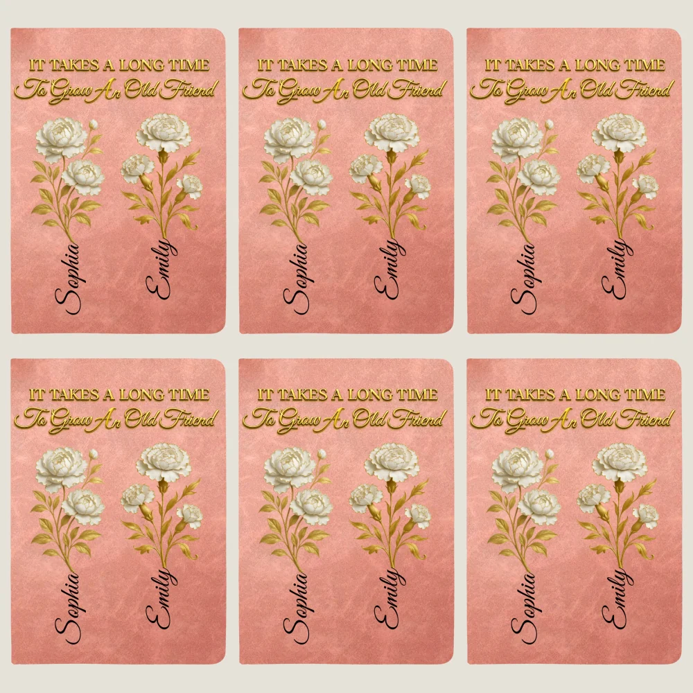 My Vintage Friend - Personalized Custom Leather Journal - Image 14