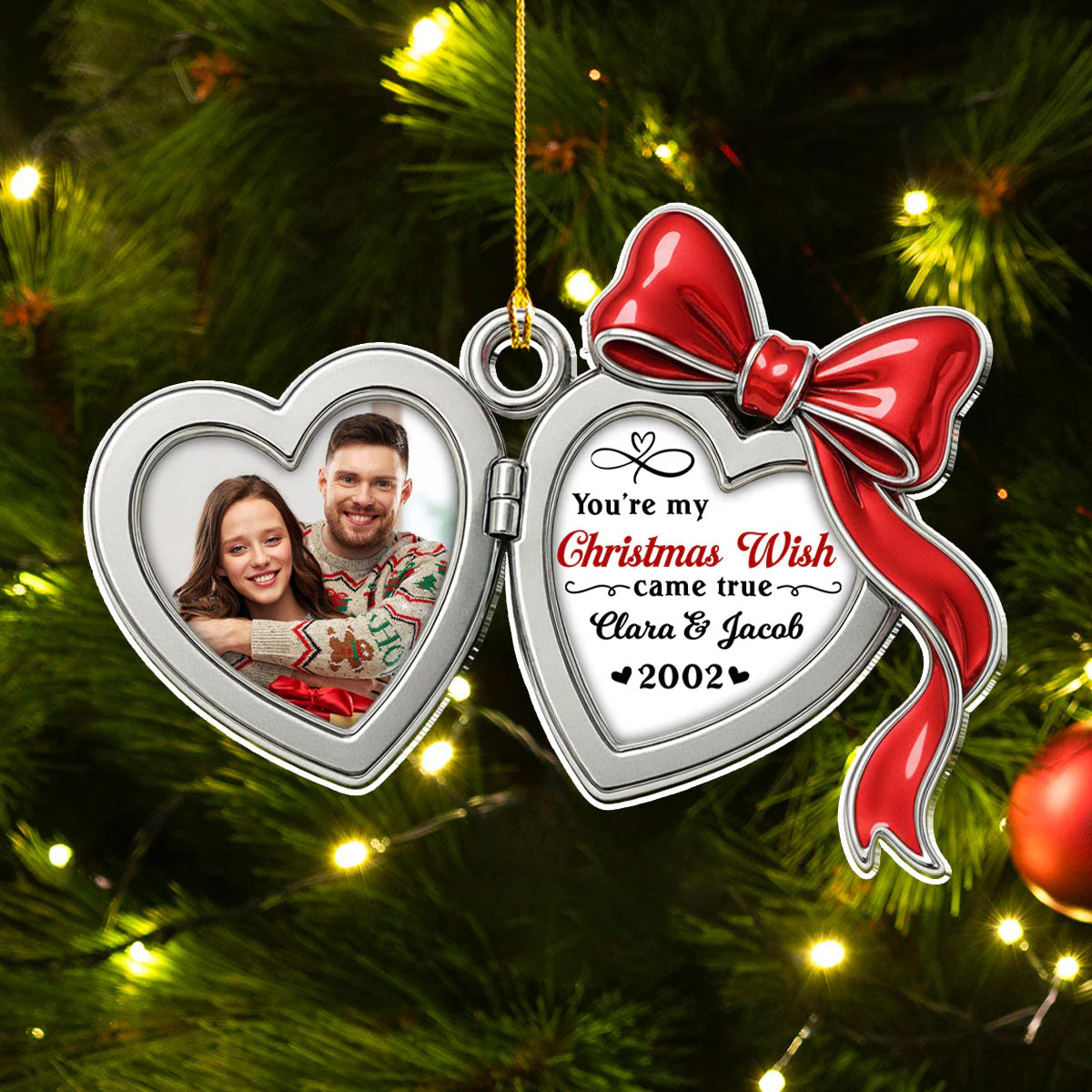 My Wish Came True - Personalized Custom 3D Effect Acrylic Ornament - Image 5