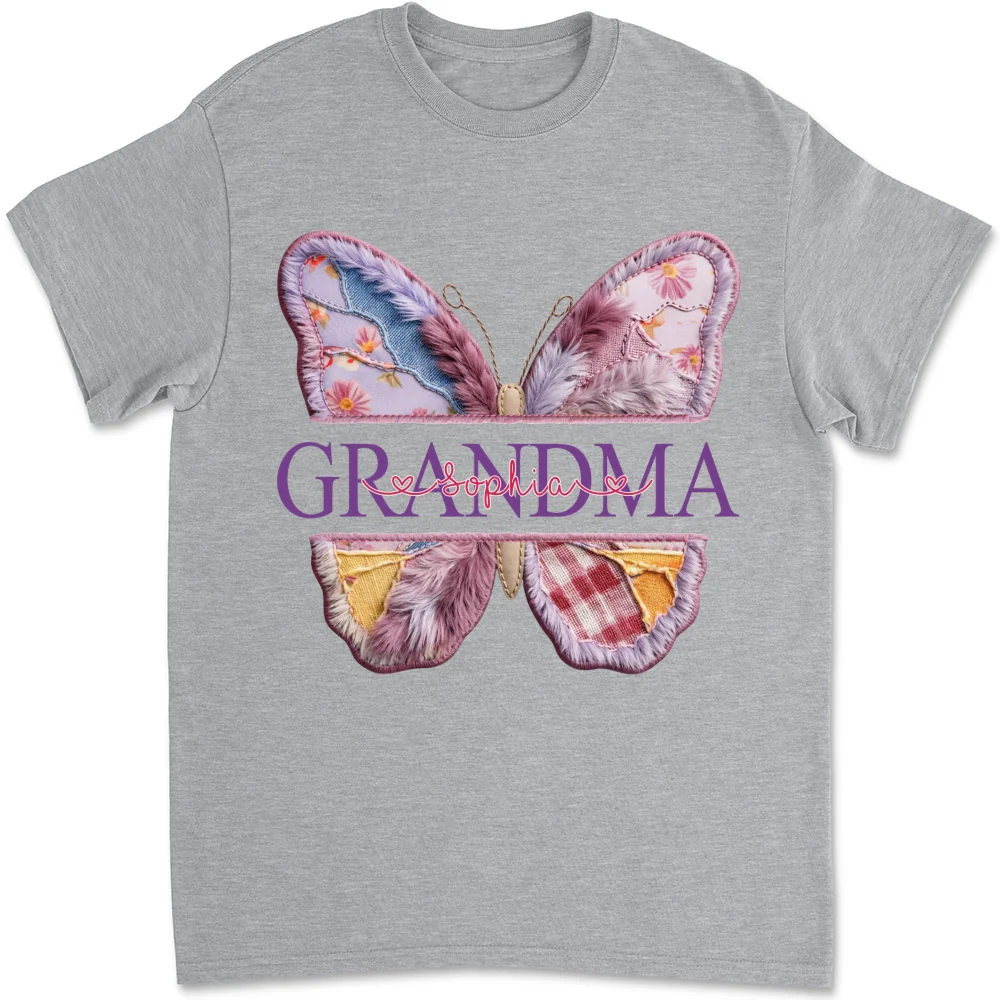 Nana Loves Grandkids - Personalized Custom Shirt - Image 7