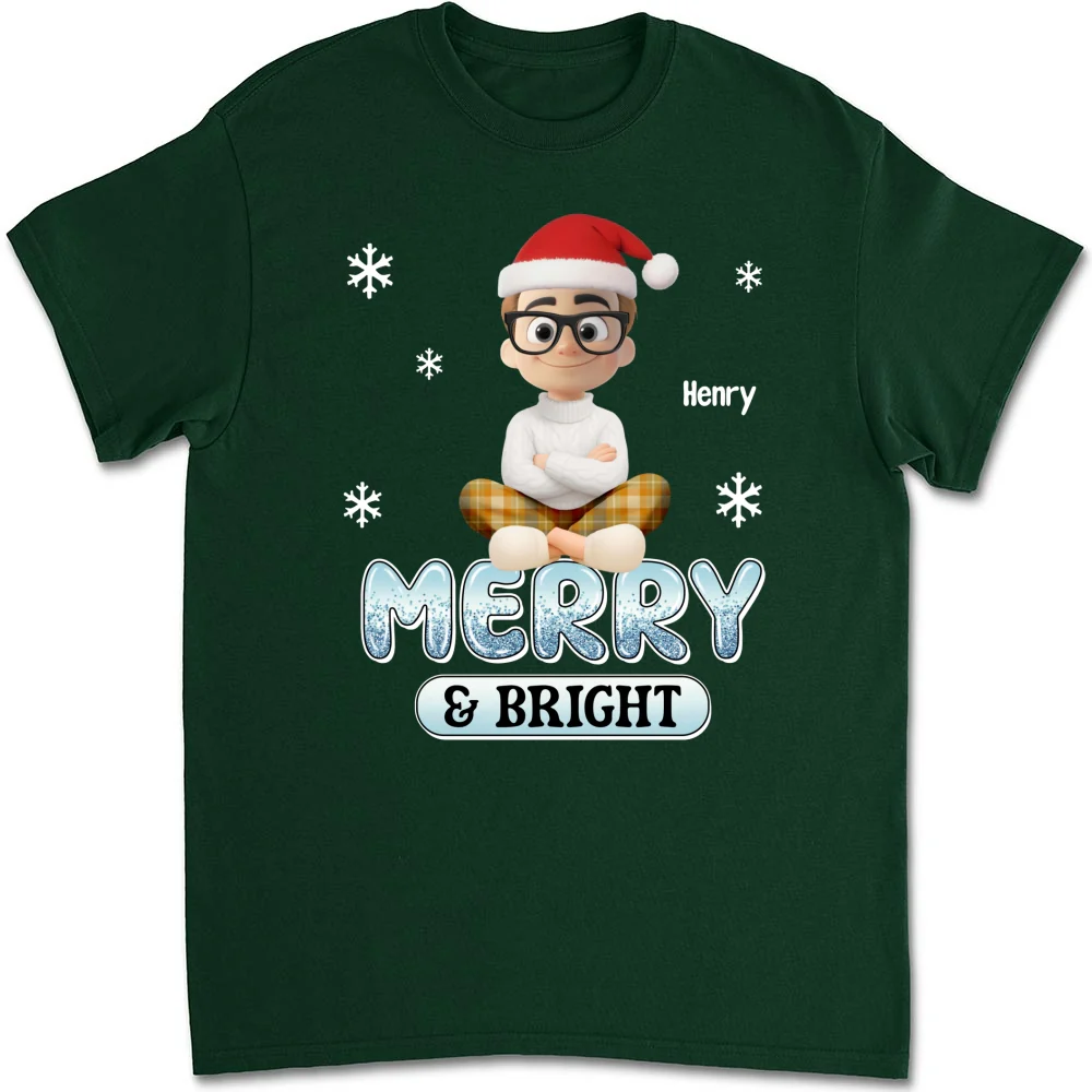 Naughty And Nice Christmas - Personalized Custom Shirt - Image 9