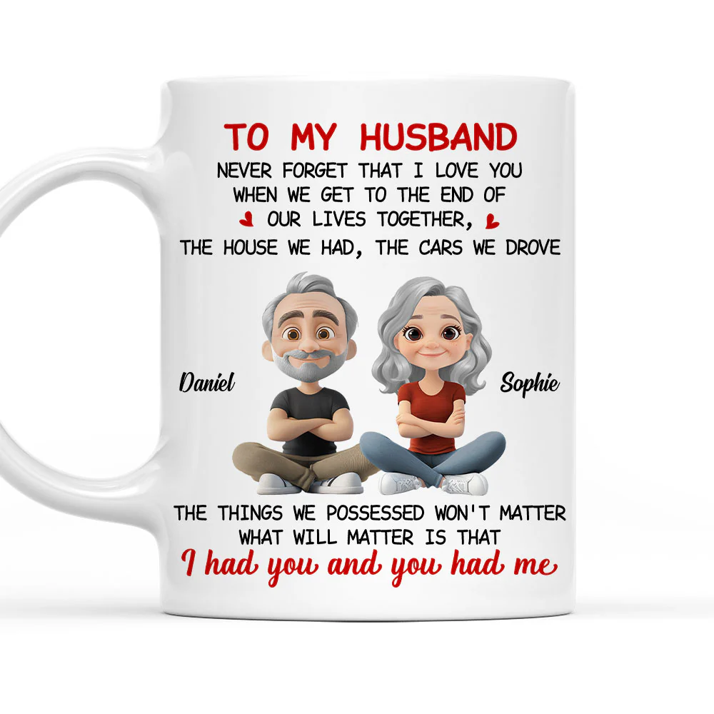 Never Forget I Love You - Personalized Custom Coffee Mug