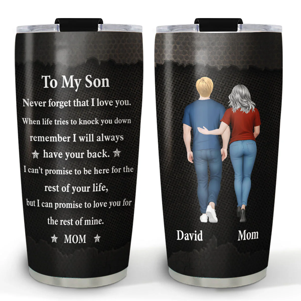 Never Forget That I Love You Son - Personalized Custom Tumbler