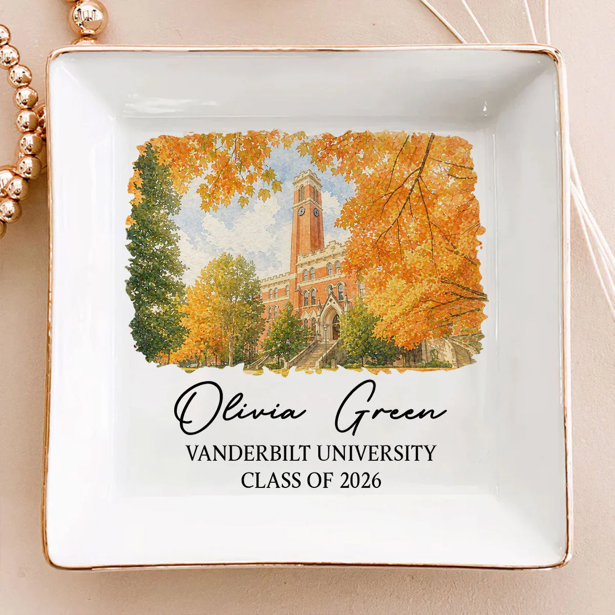 Next Chapter Begins Today - Personalized Custom Jewelry Dish