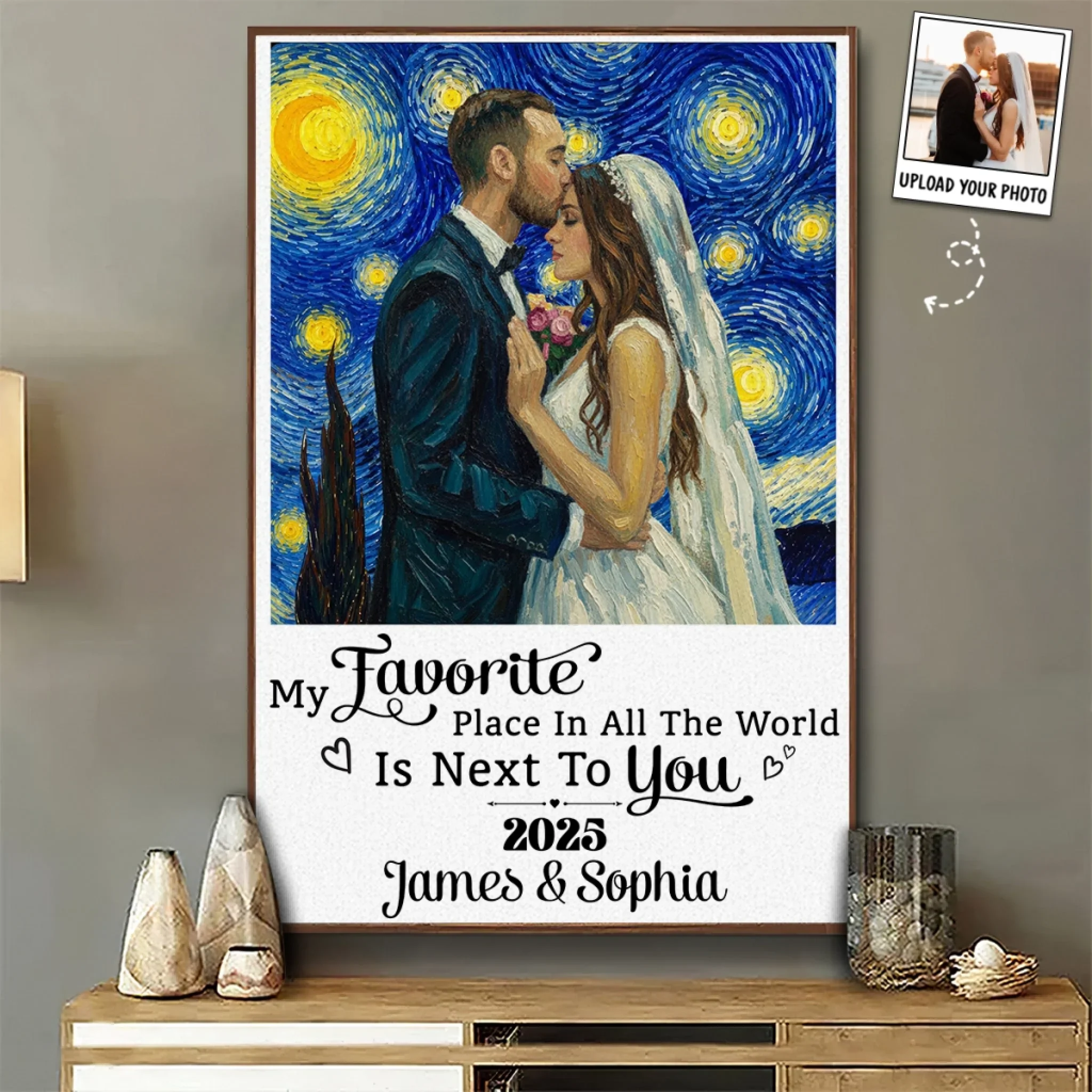 Next To My Love - Personalized Custom Poster