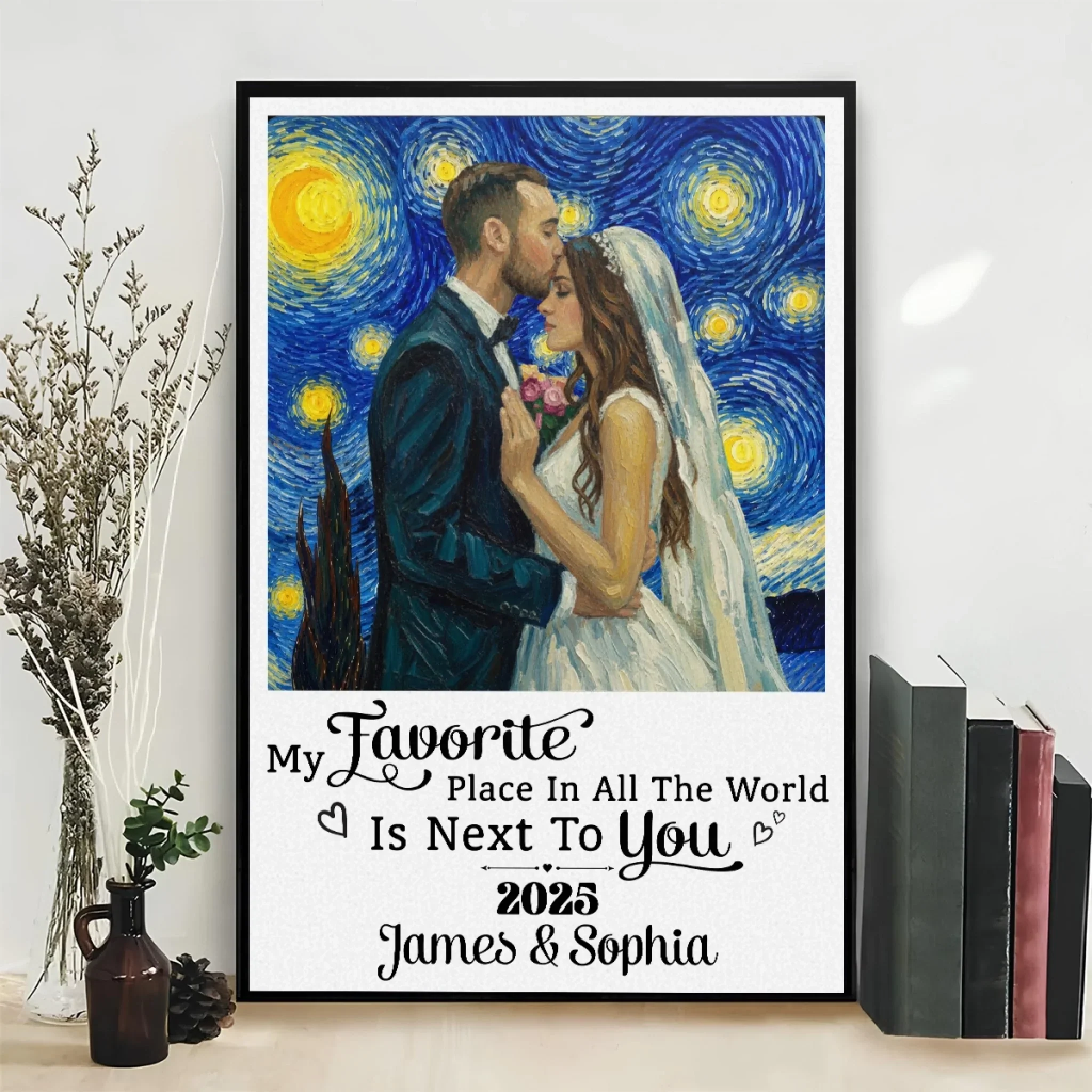 Next To My Love - Personalized Custom Poster - Image 3
