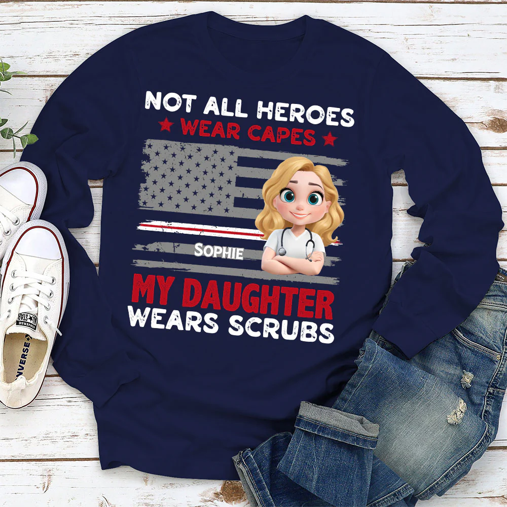 Not All Heroes Wear Capes - Personalized Custom Shirt - Image 11