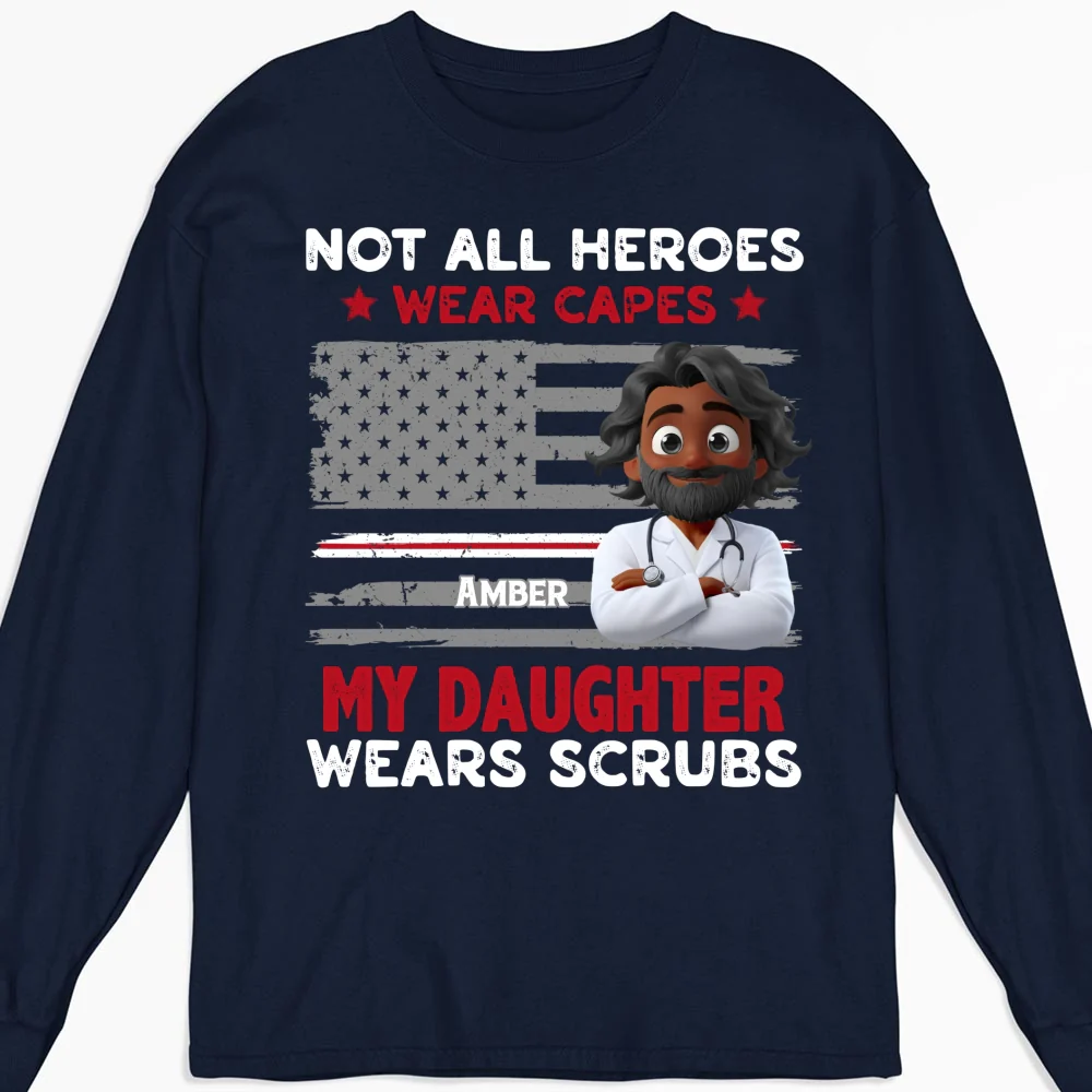 Not All Heroes Wear Capes - Personalized Custom Shirt - Image 18