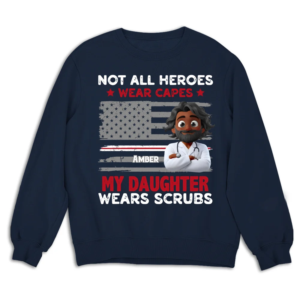Not All Heroes Wear Capes - Personalized Custom Shirt - Image 21