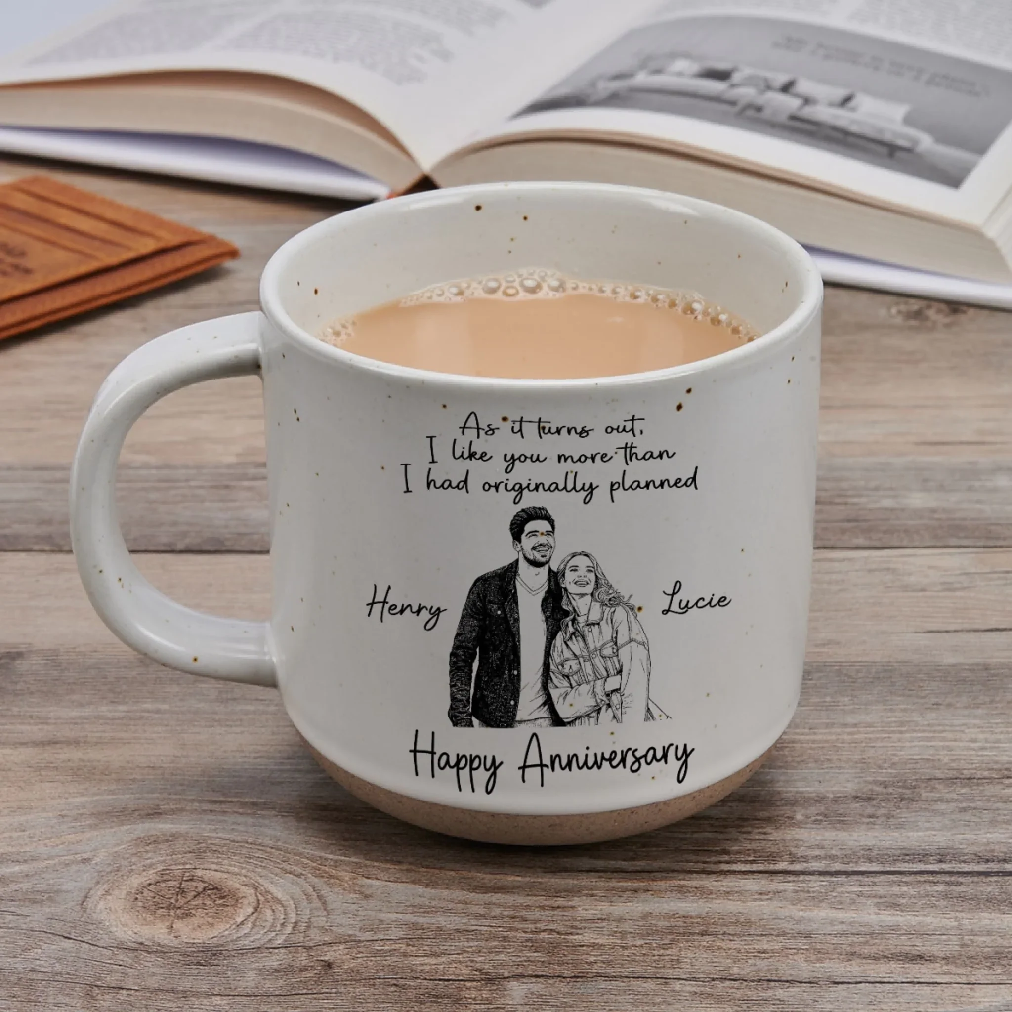 Not Like I Have Planned It - Personalized Custom Pottery Mug - Image 2