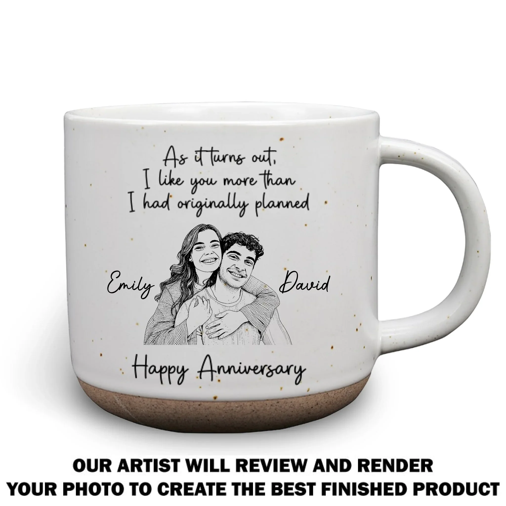 Not Like I Have Planned It - Personalized Custom Pottery Mug - Image 7