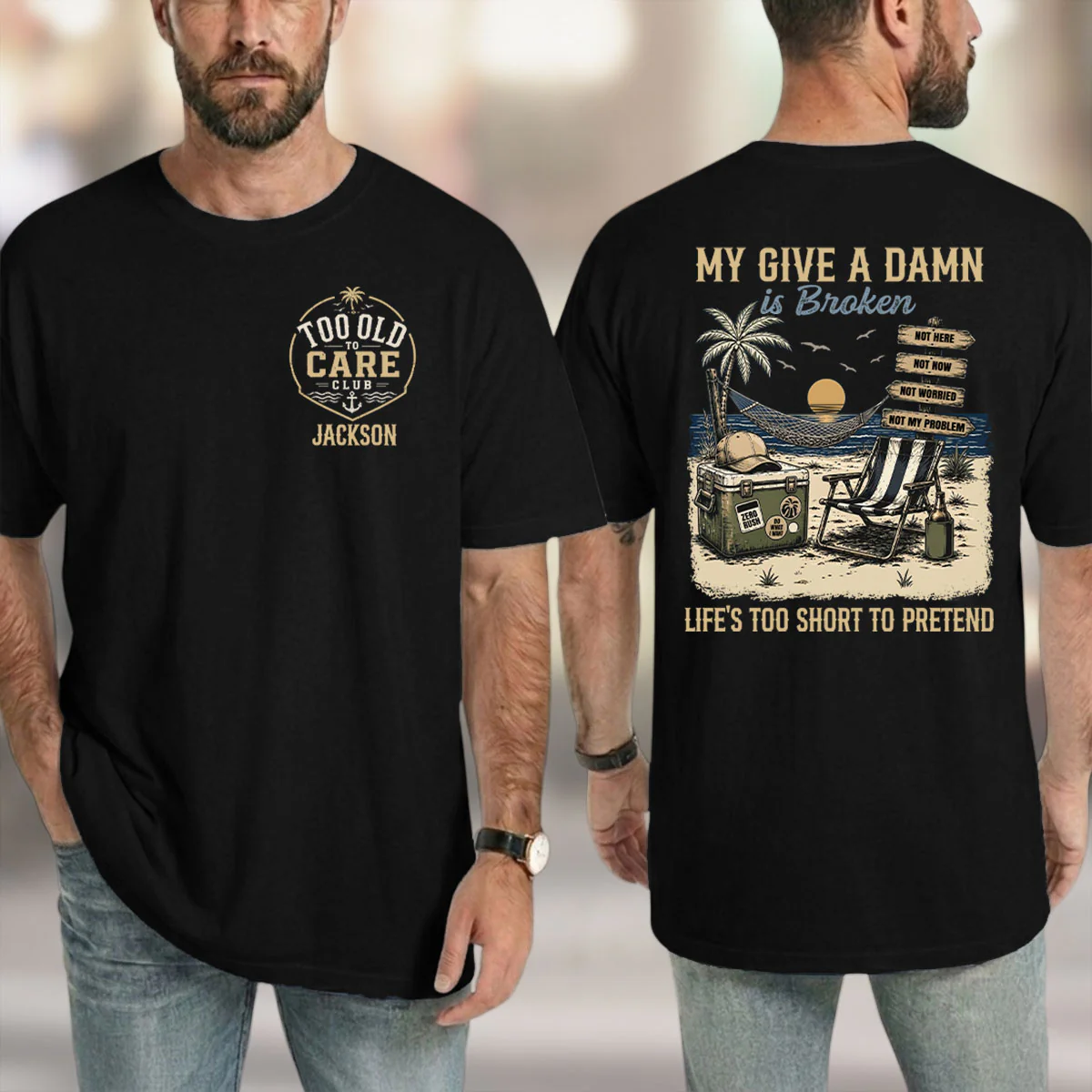 Not My Problem Vacation - Personalized Custom Shirt