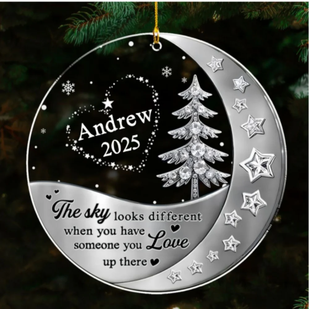 Not The Same Sky - Personalized Custom 3D Effect Acrylic Ornament - Image 6