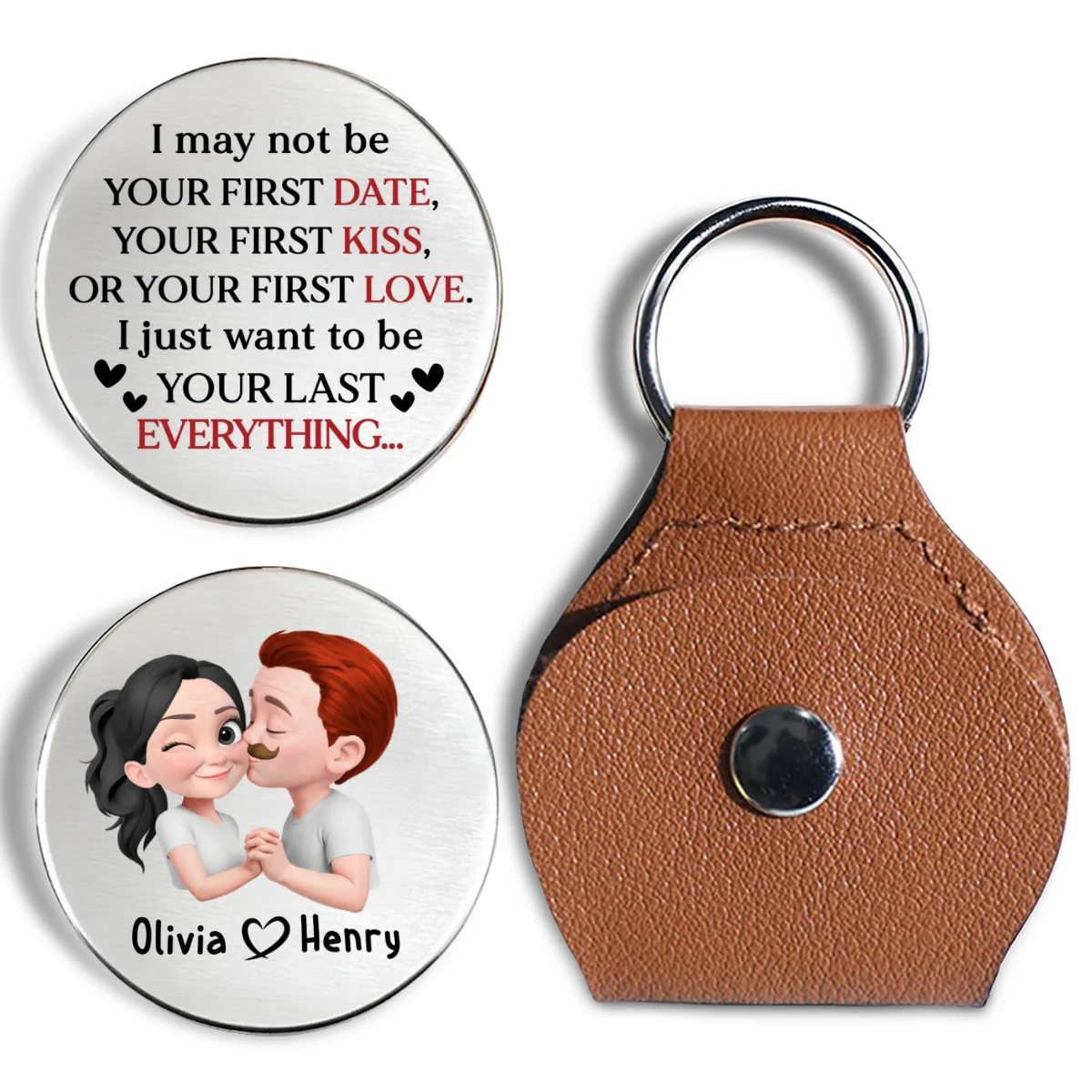 Not Your First Kiss - Personalized Custom Pocket Hug - Image 7