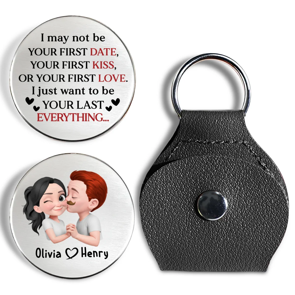 Not Your First Kiss - Personalized Custom Pocket Hug - Image 8