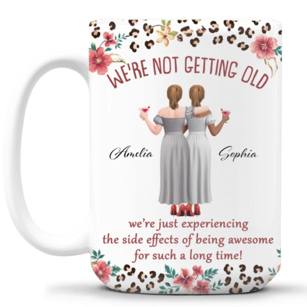 Nous ne vieillissons pas - Tasse à café personnalisée - Image 8