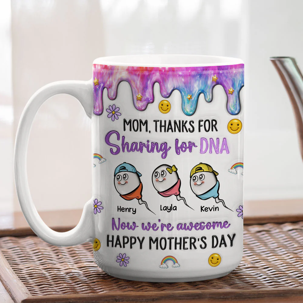 Now We Are Awesome - Personalized Custom 3D Inflated Effect Mug - Image 4