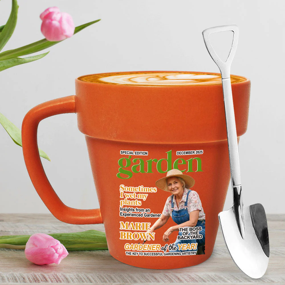 Official Plant Whisperer - Personalized Custom Plant Pot Mug - Image 4