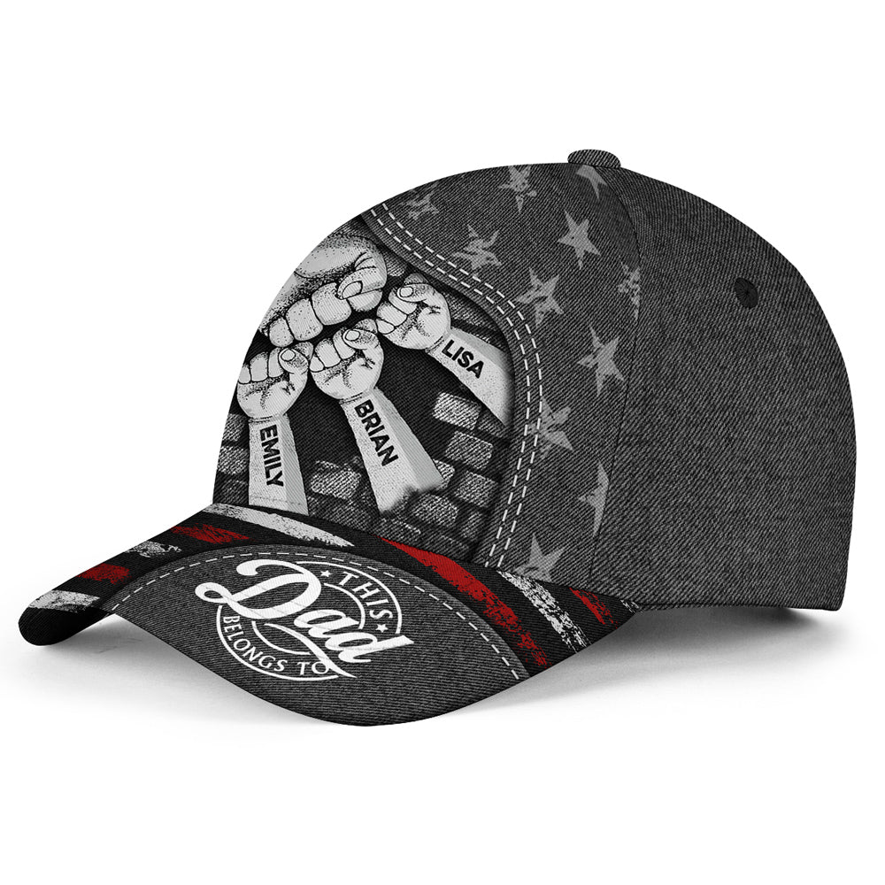 Officially Claimed By Kids - Personalized Custom Classic Cap - Image 4