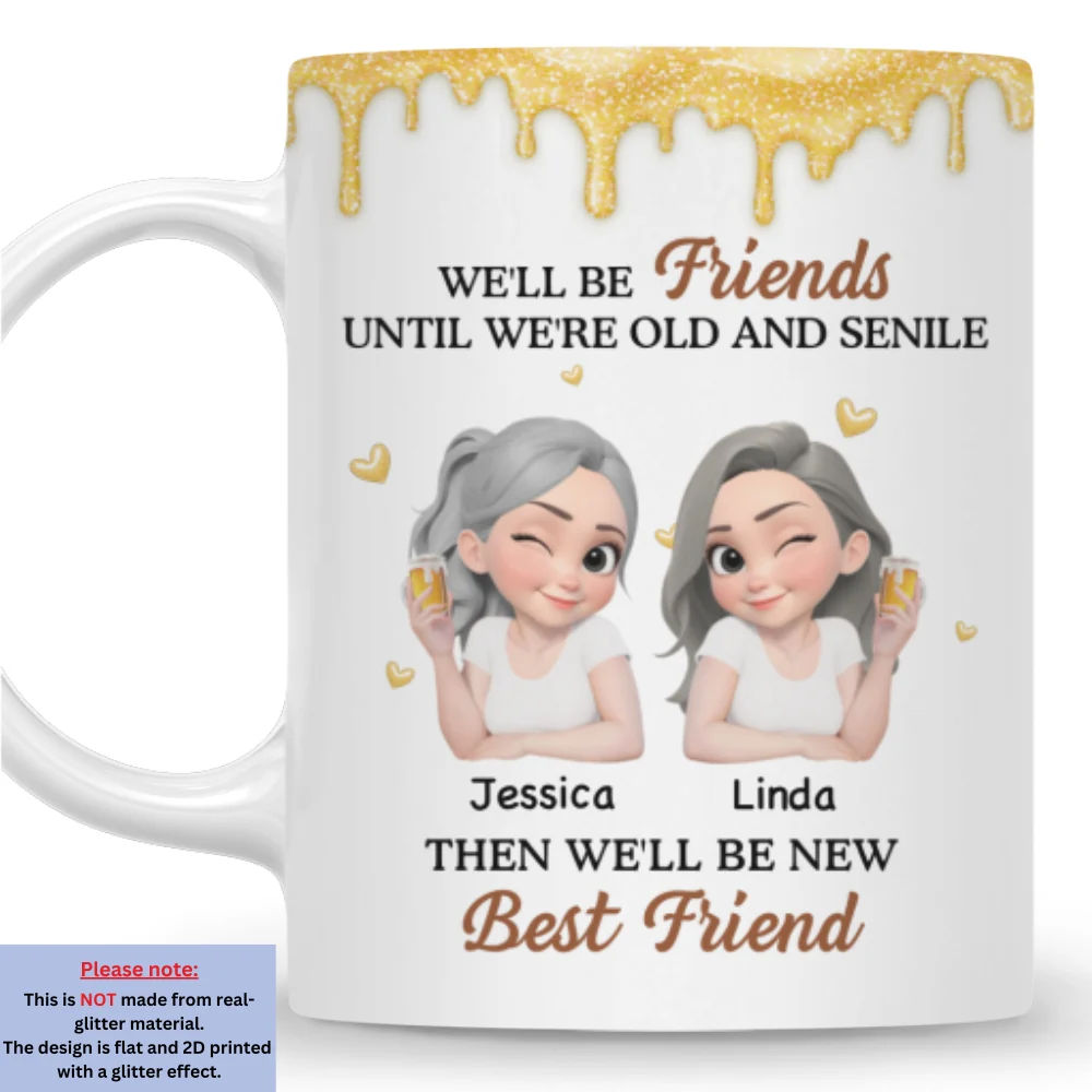 Old And Senile - Personalized Custom Coffee Mug - Image 6
