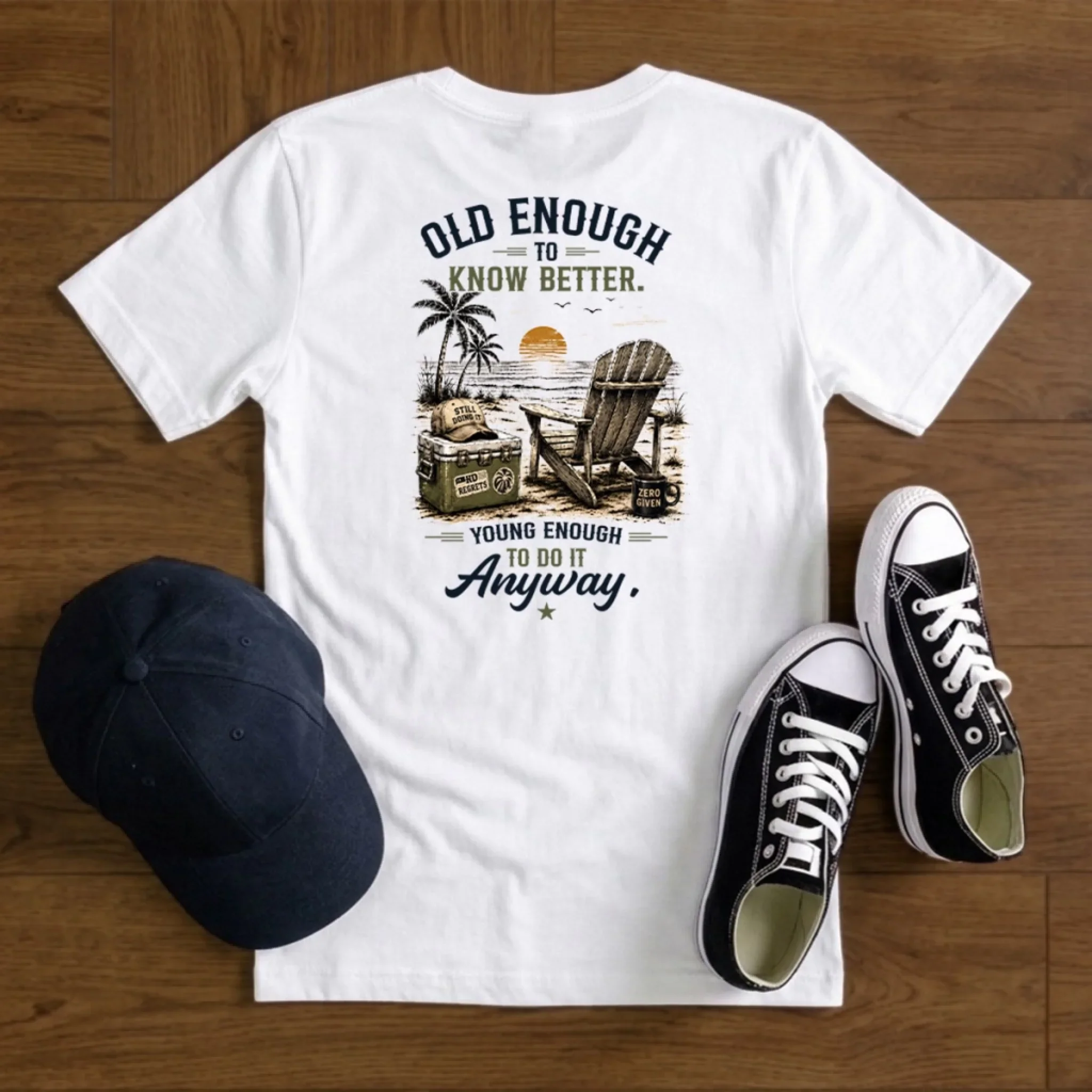 Old Enough Young Enough - Personalized Custom Shirt - Image 5