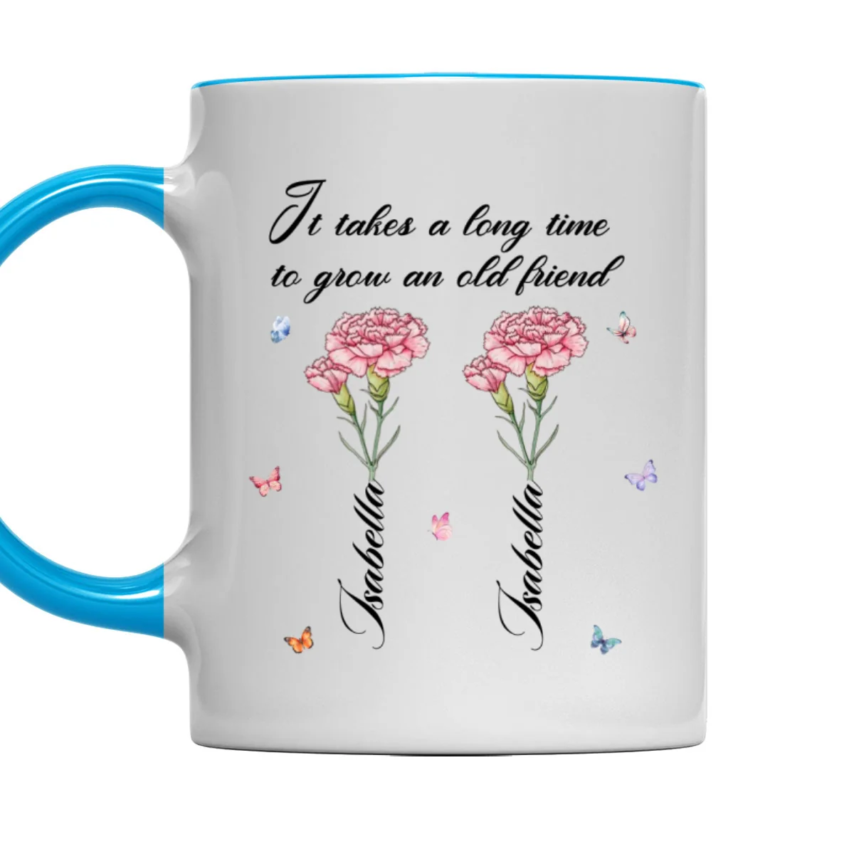 Old Friends - Personalized Custom Accent Mug - Image 8