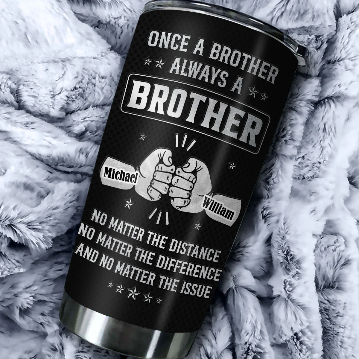 Once Brother - Personalized Custom Tumbler - Image 2