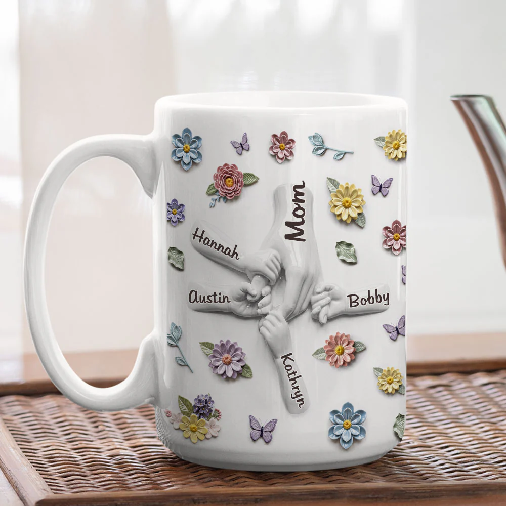 Our Beloved Mom - Personalized Custom 3D Effect Mug - Image 2