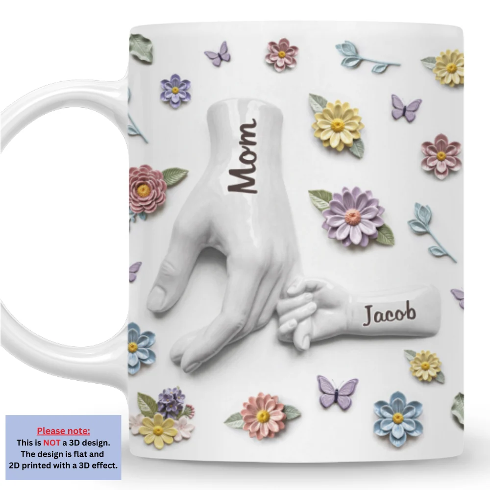 Our Beloved Mom - Personalized Custom 3D Effect Mug - Image 6