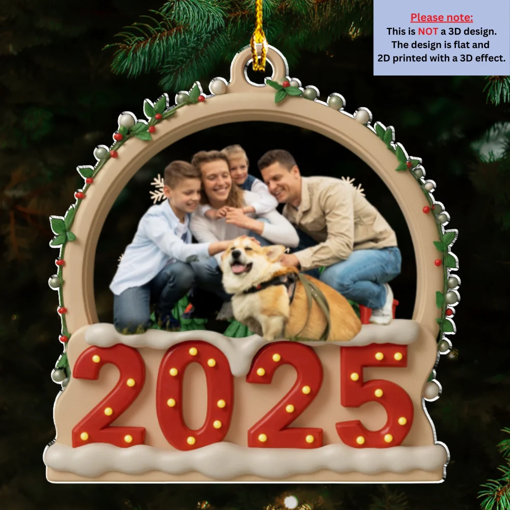 Our Christmas Together Photo - Personalized Custom Acrylic Ornament - Image 6