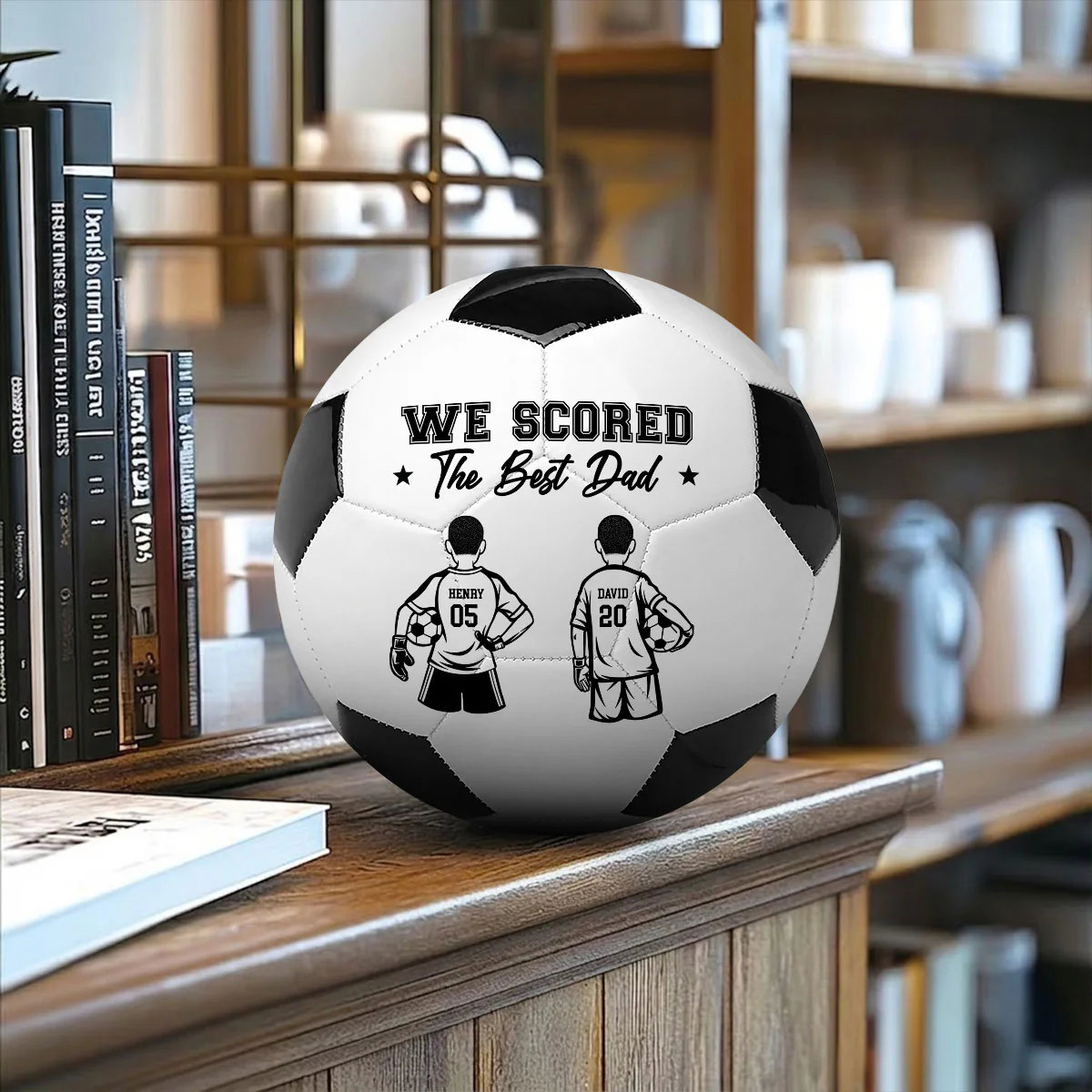 Our Daddy - Personalized Custom Soccer Ball - Image 2