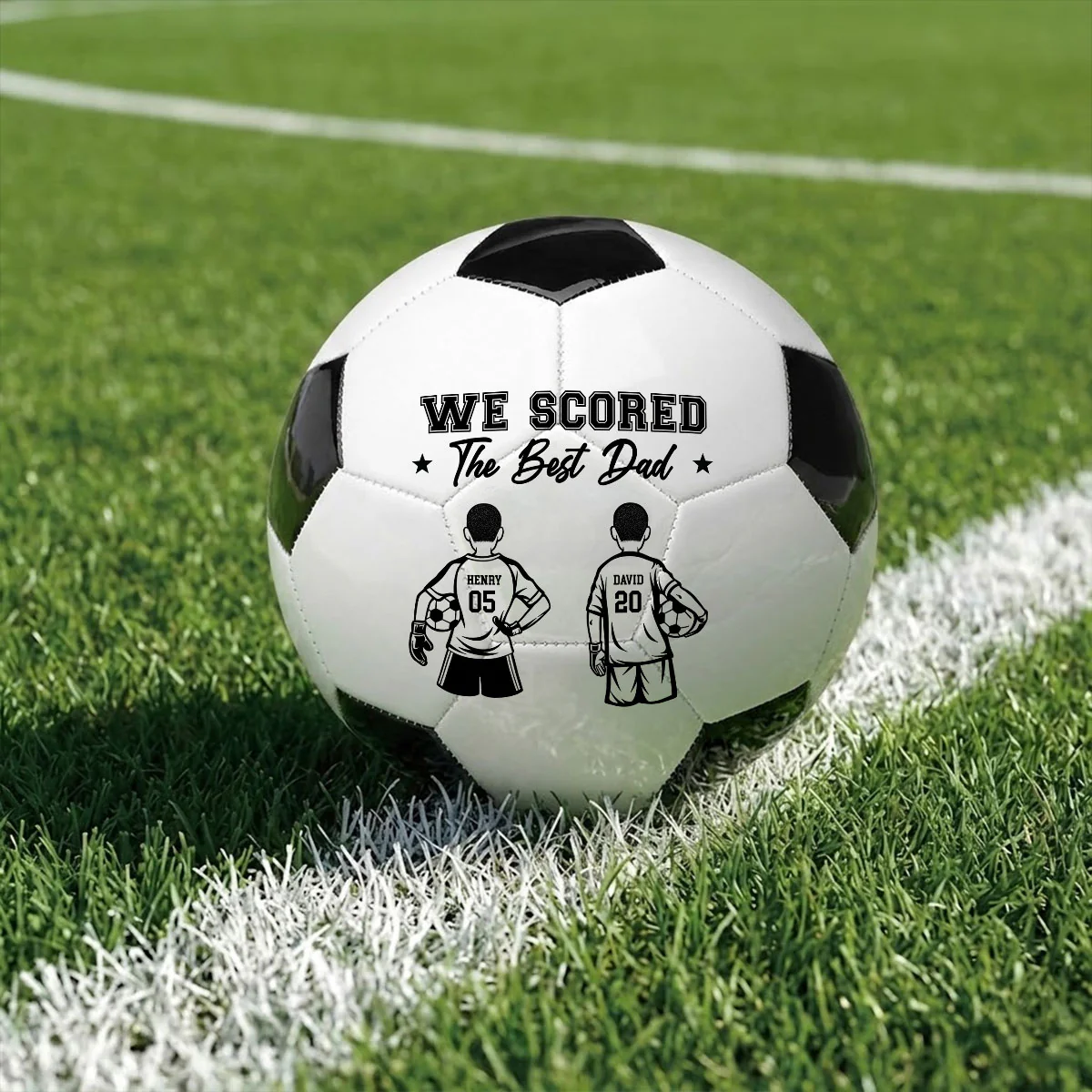 Our Daddy - Personalized Custom Soccer Ball - Image 3